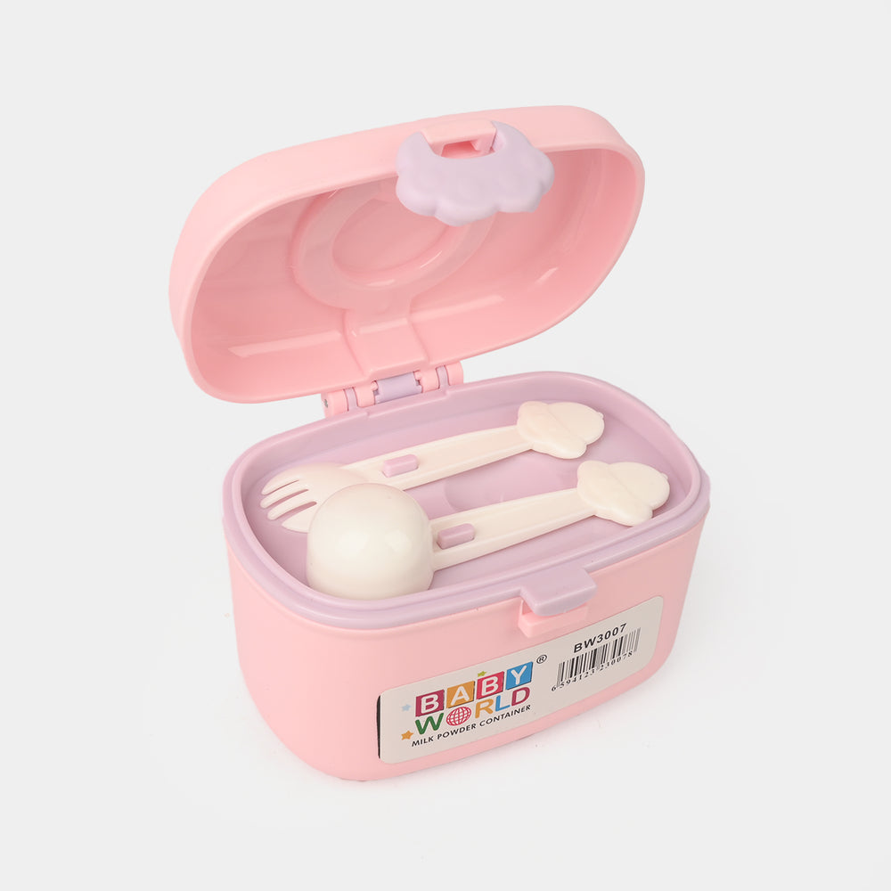 Milk Powder Container - Bear 3007 Pink