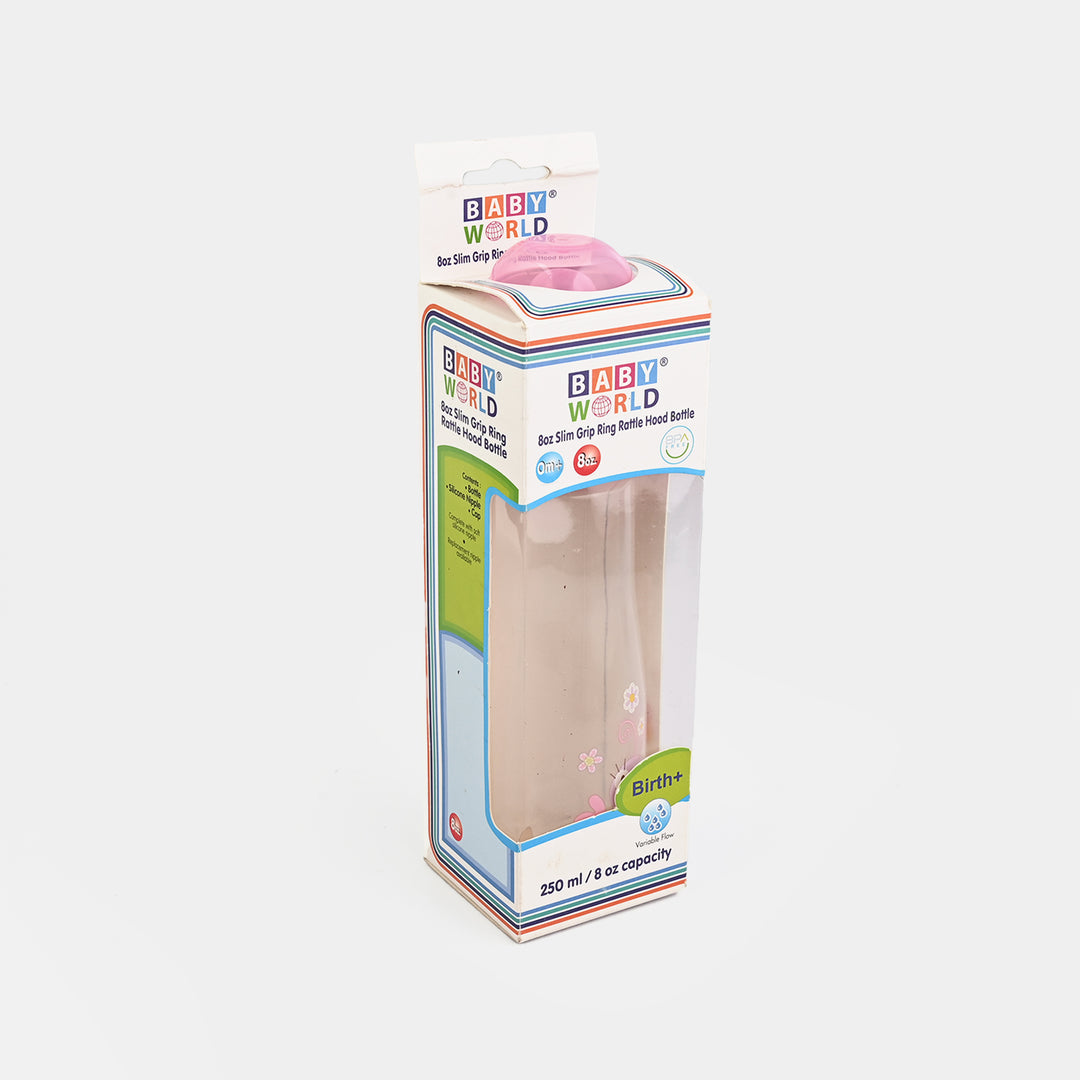 Slim Grip Ring Hood Bottle 8Oz 8044 Pink