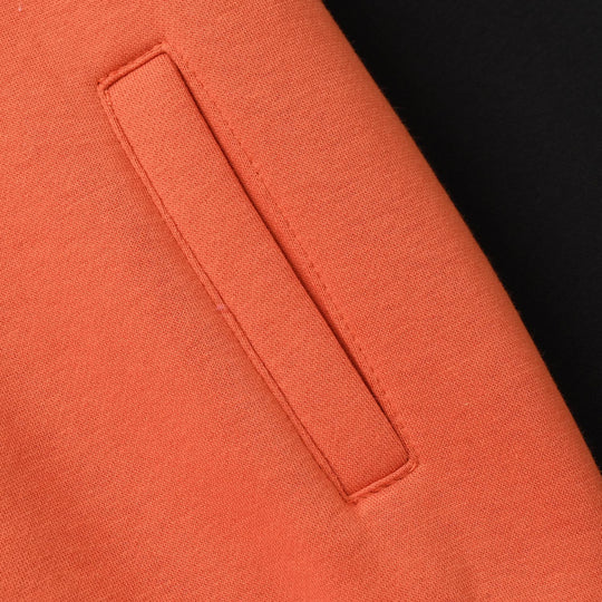 Boys Fleece Bomber Jacket No.25-ORANGE