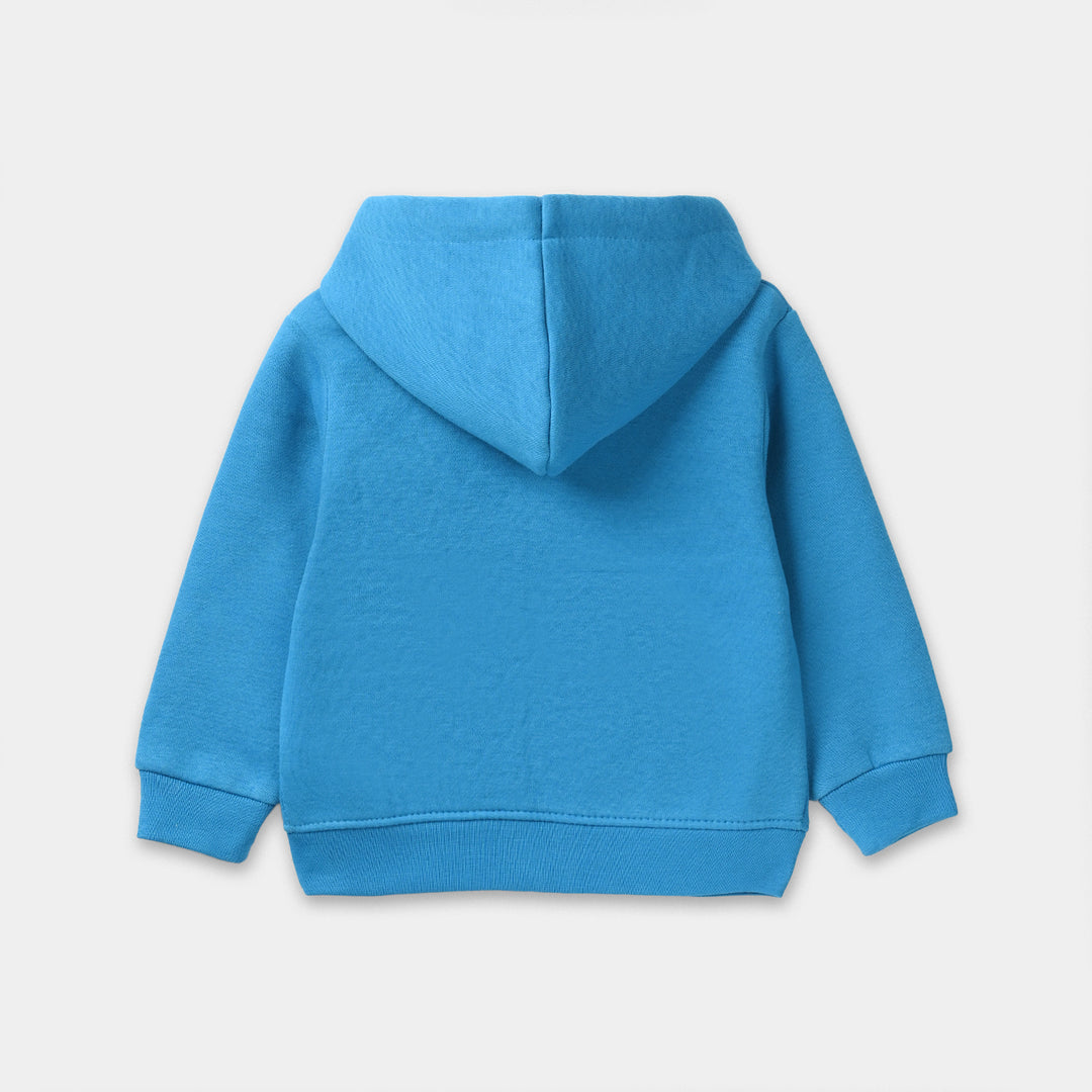 Infant Boys Fleece Knitted Jacket Character - Blue