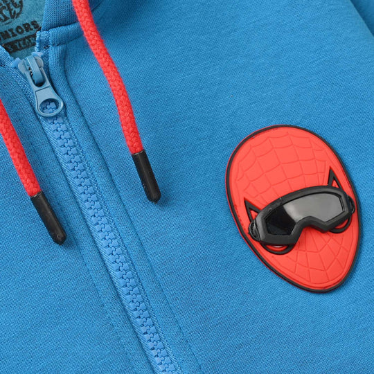 Boys Fleece Knitted Jacket - Blue