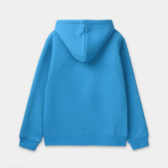 Boys Fleece Knitted Jacket - Blue