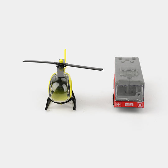 Alloy Transport Vehicle Die-cast Model Set 2Pcs