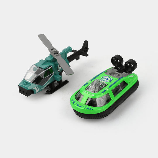 Alloy Transport Vehicle Die-cast Model Set 2Pcs