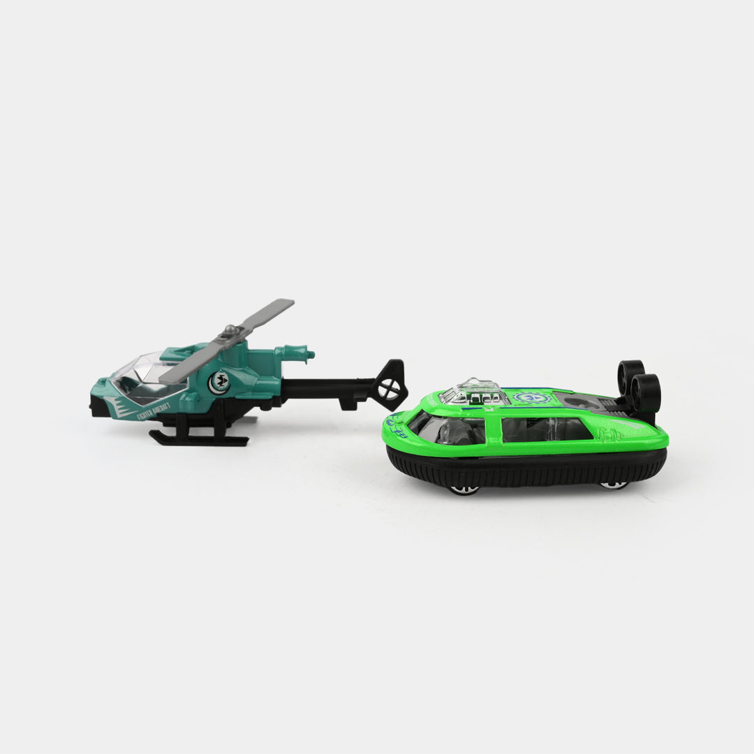 Alloy Transport Vehicle Die-cast Model Set 2Pcs