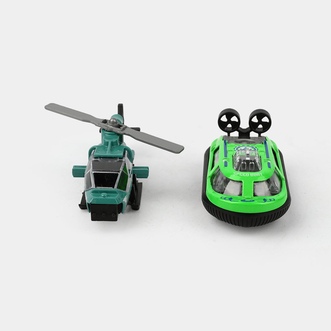 Alloy Transport Vehicle Die-cast Model Set 2Pcs