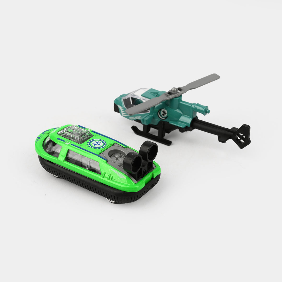 Alloy Transport Vehicle Die-cast Model Set 2Pcs