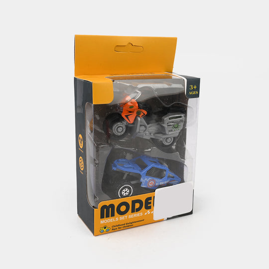 Alloy Transport Vehicle Die-cast Model Set 2Pcs
