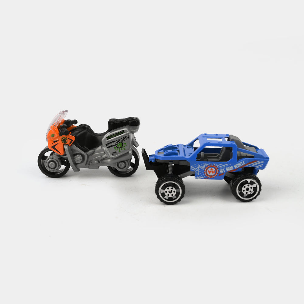 Alloy Transport Vehicle Die-cast Model Set 2Pcs