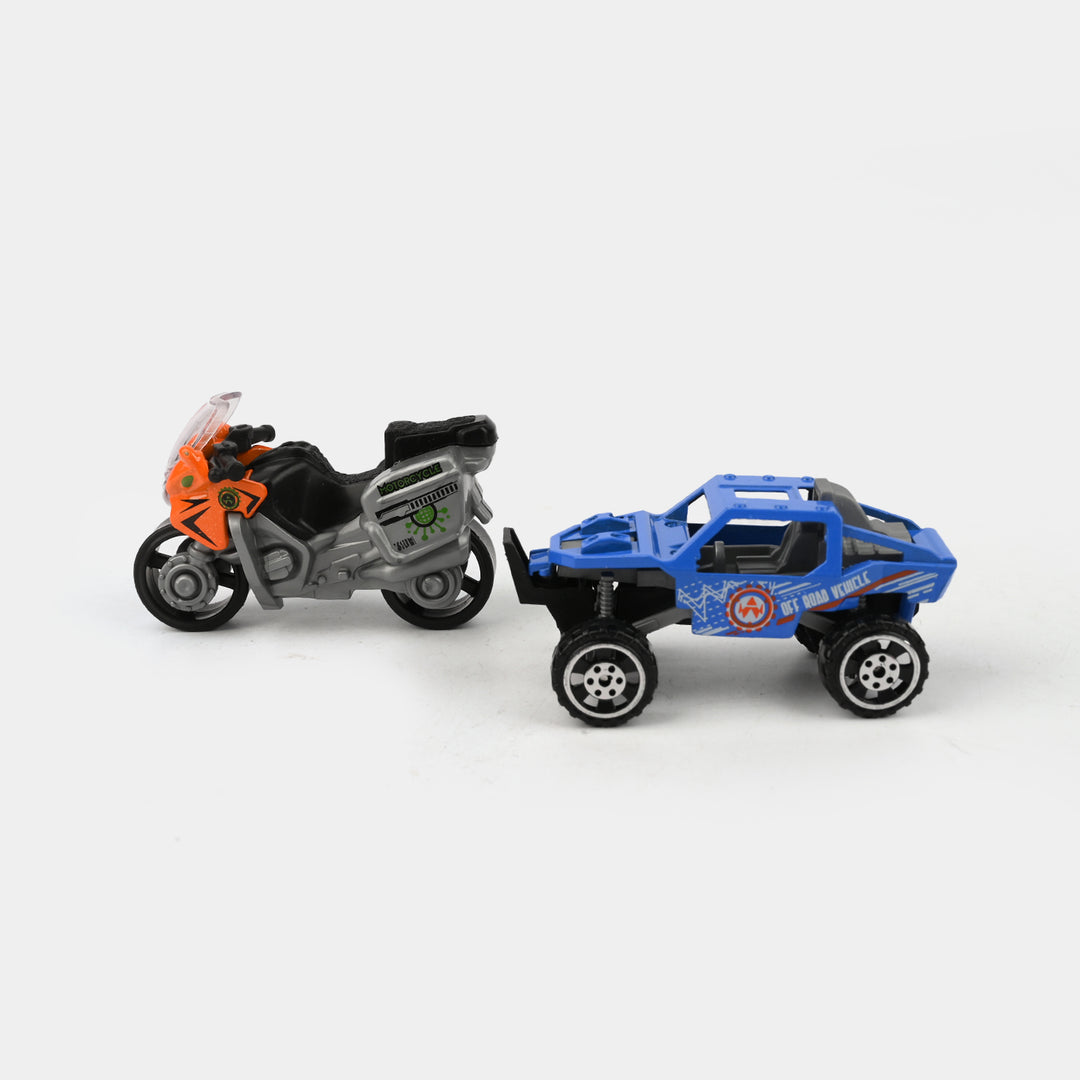 Alloy Transport Vehicle Die-cast Model Set 2Pcs