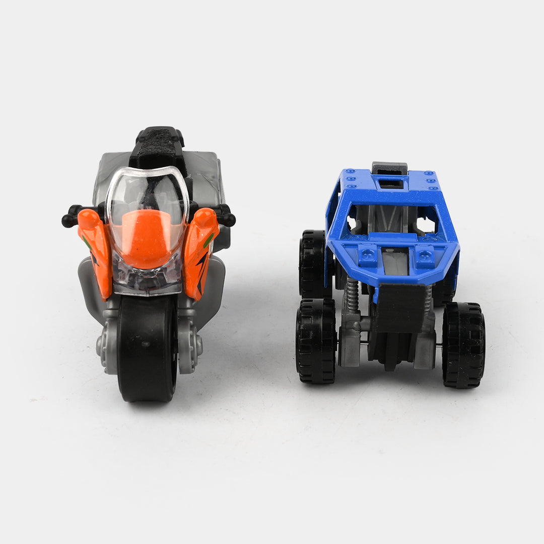 Alloy Transport Vehicle Die-cast Model Set 2Pcs