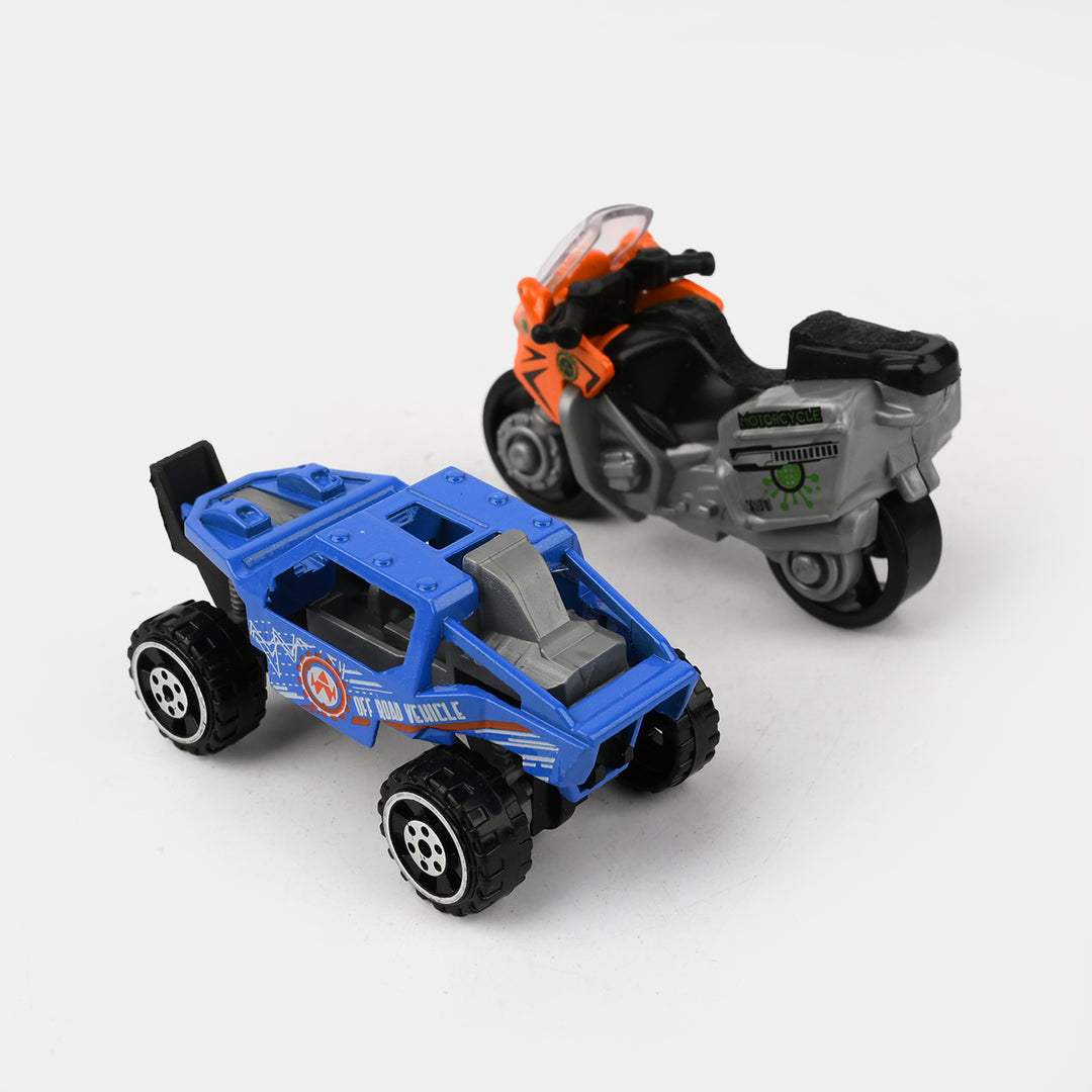 Alloy Transport Vehicle Die-cast Model Set 2Pcs