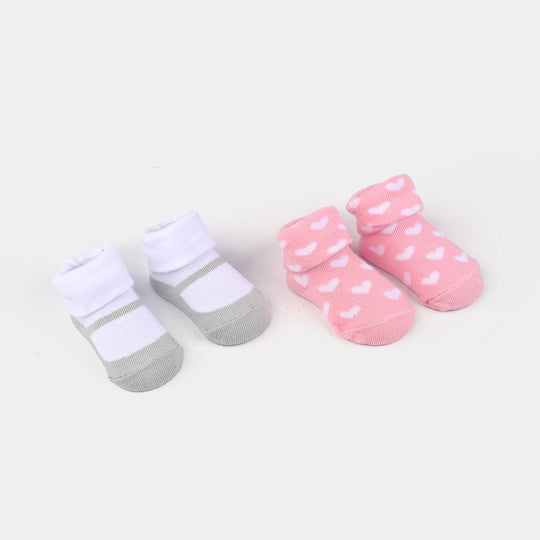 Baby Bibs & Booties Set | 3 Pcs