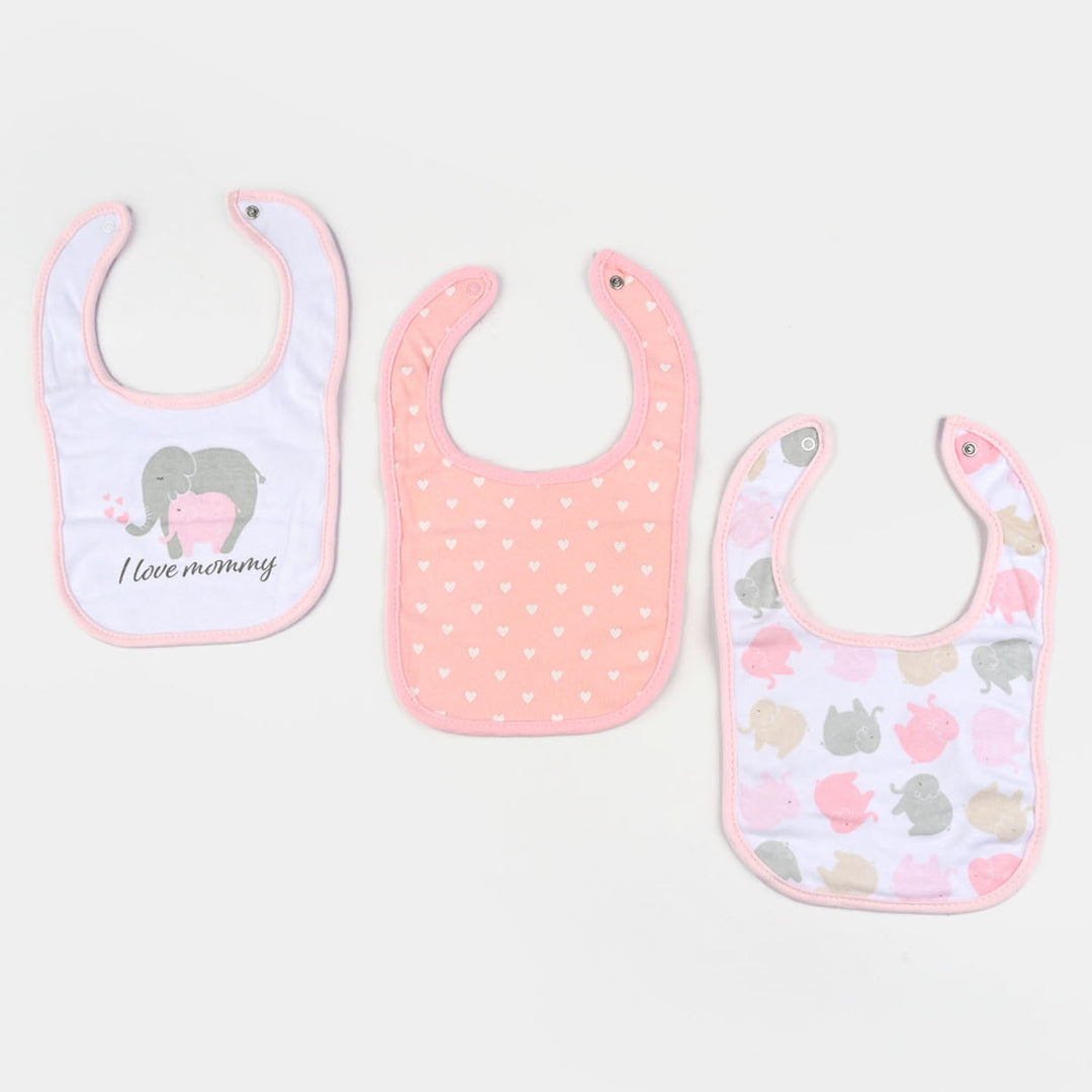 Baby Bibs & Booties Set | 3 Pcs