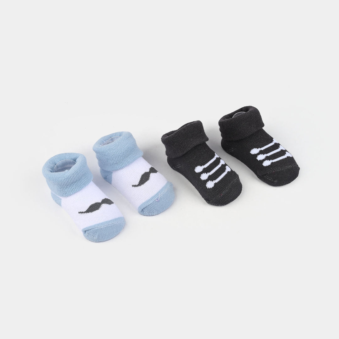 Baby Bibs & Booties Set | 3 Pcs
