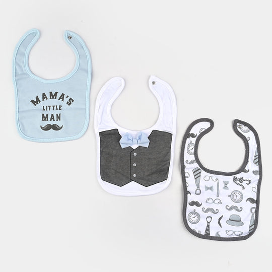 Baby Bibs & Booties Set | 3 Pcs