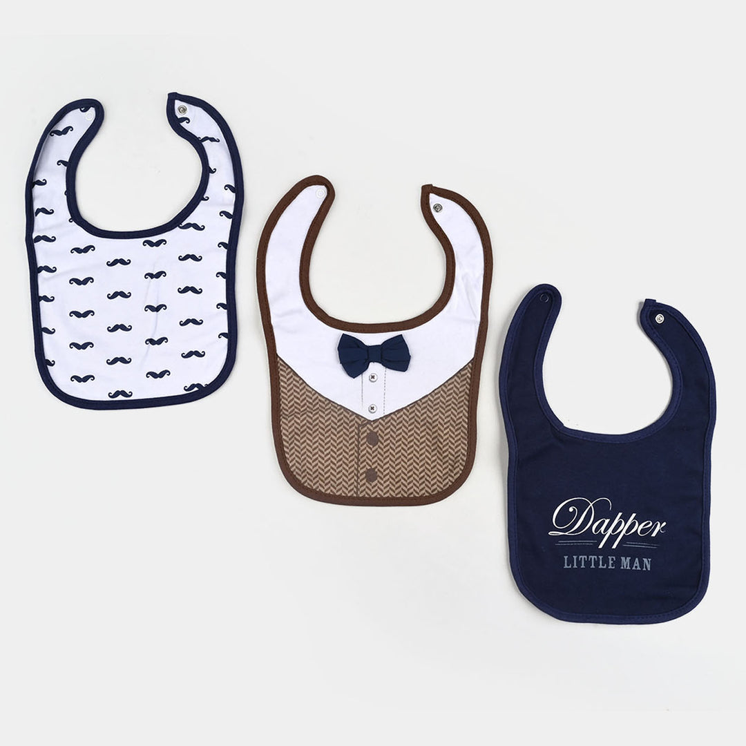 Baby Bibs & Booties Set | 3 Pcs