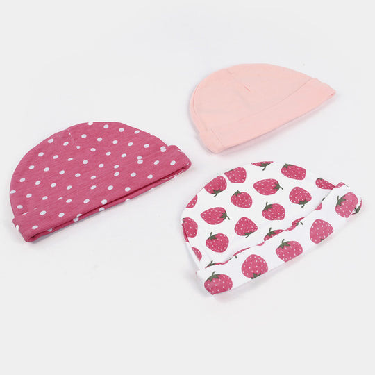 Pack OF 3 Infant Cap Set