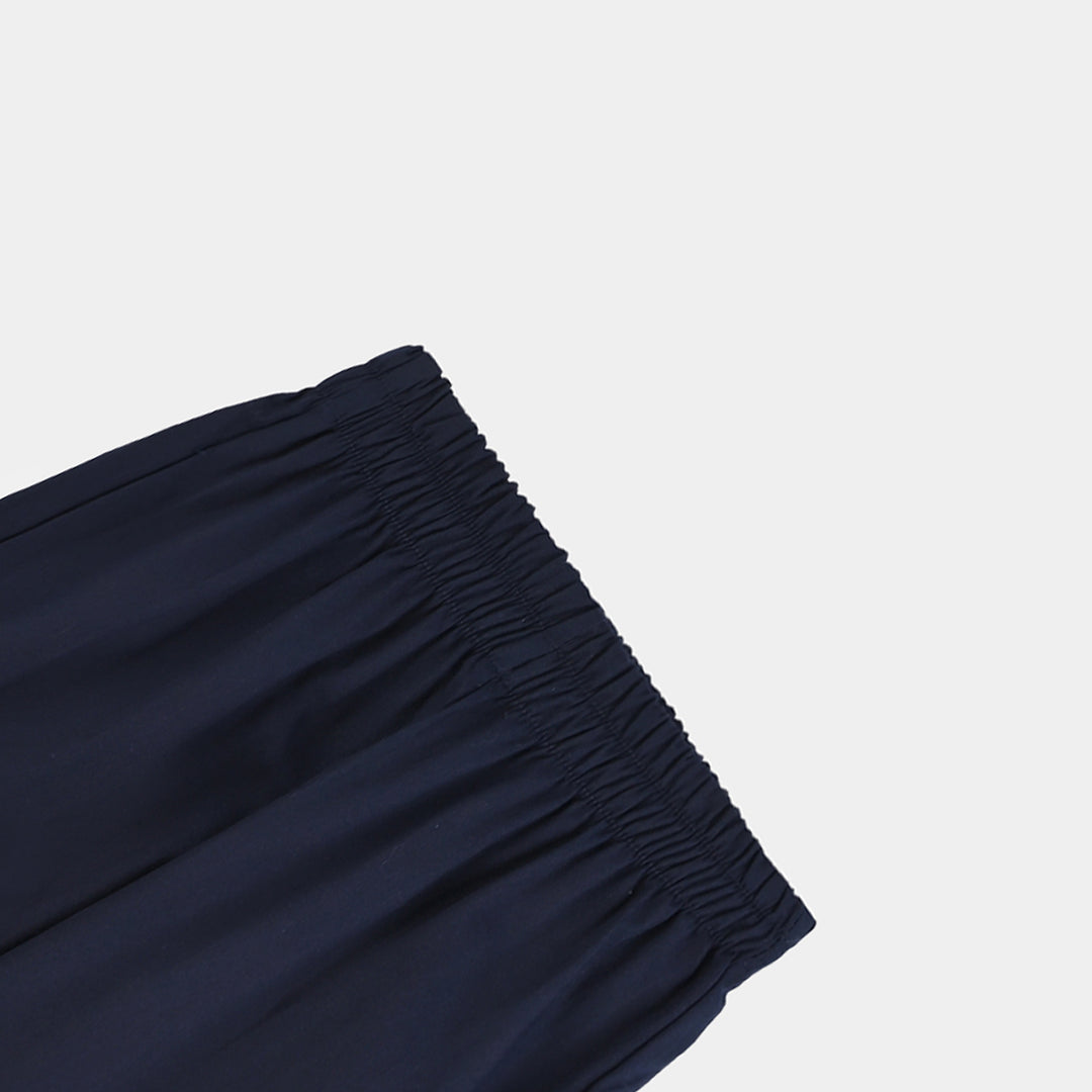 Infant Boys Cotton Kurta Pajama (Pageant) - NAVY