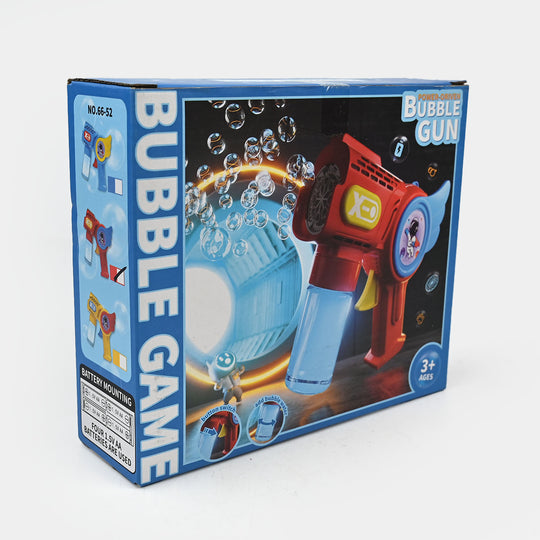 Battery Operated Space Bubble Blaster Toy