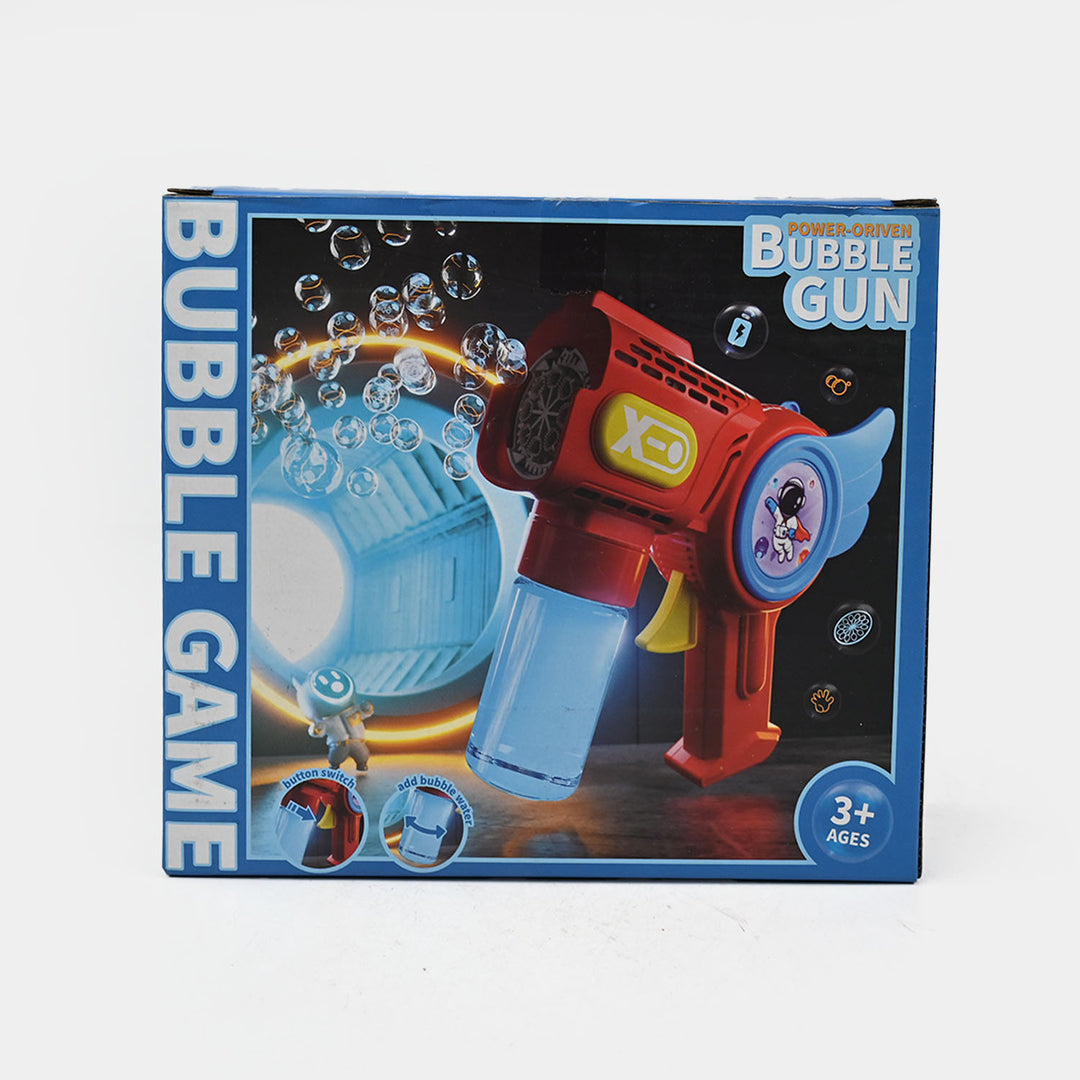 Battery Operated Space Bubble Blaster Toy