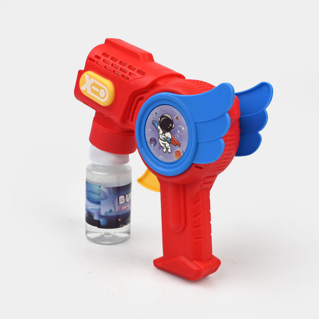 Battery Operated Space Bubble Blaster Toy