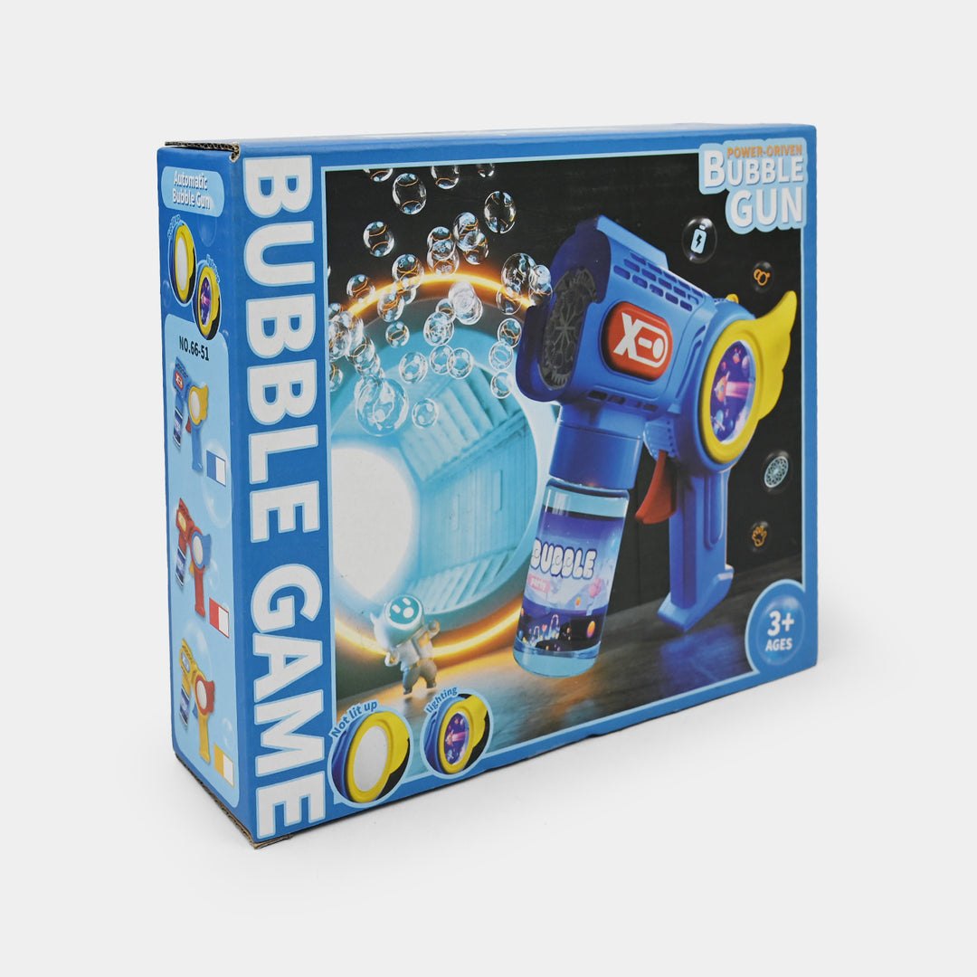 Battery Operated Space Bubble Blaster Toy