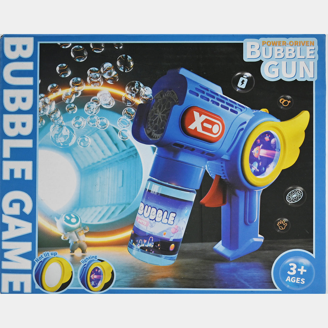 Battery Operated Space Bubble Blaster Toy