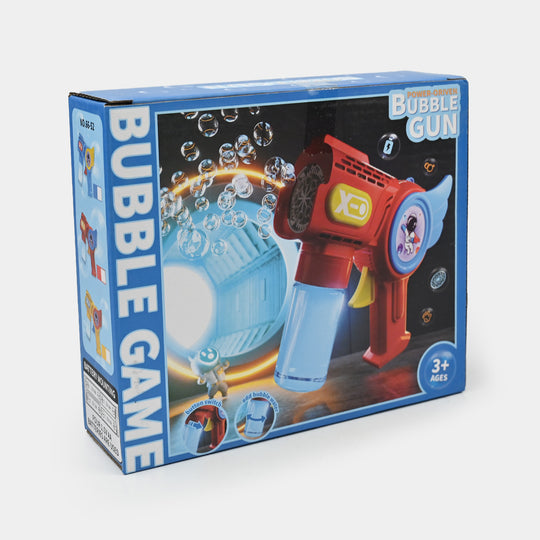 Battery Operated Space Bubble Blaster Toy