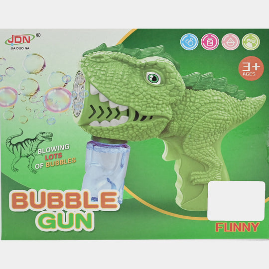 Electric Dino Bubble Blaster for Kids