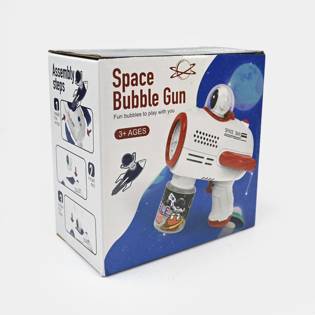 Space Electric Bubble Blaster for Kids