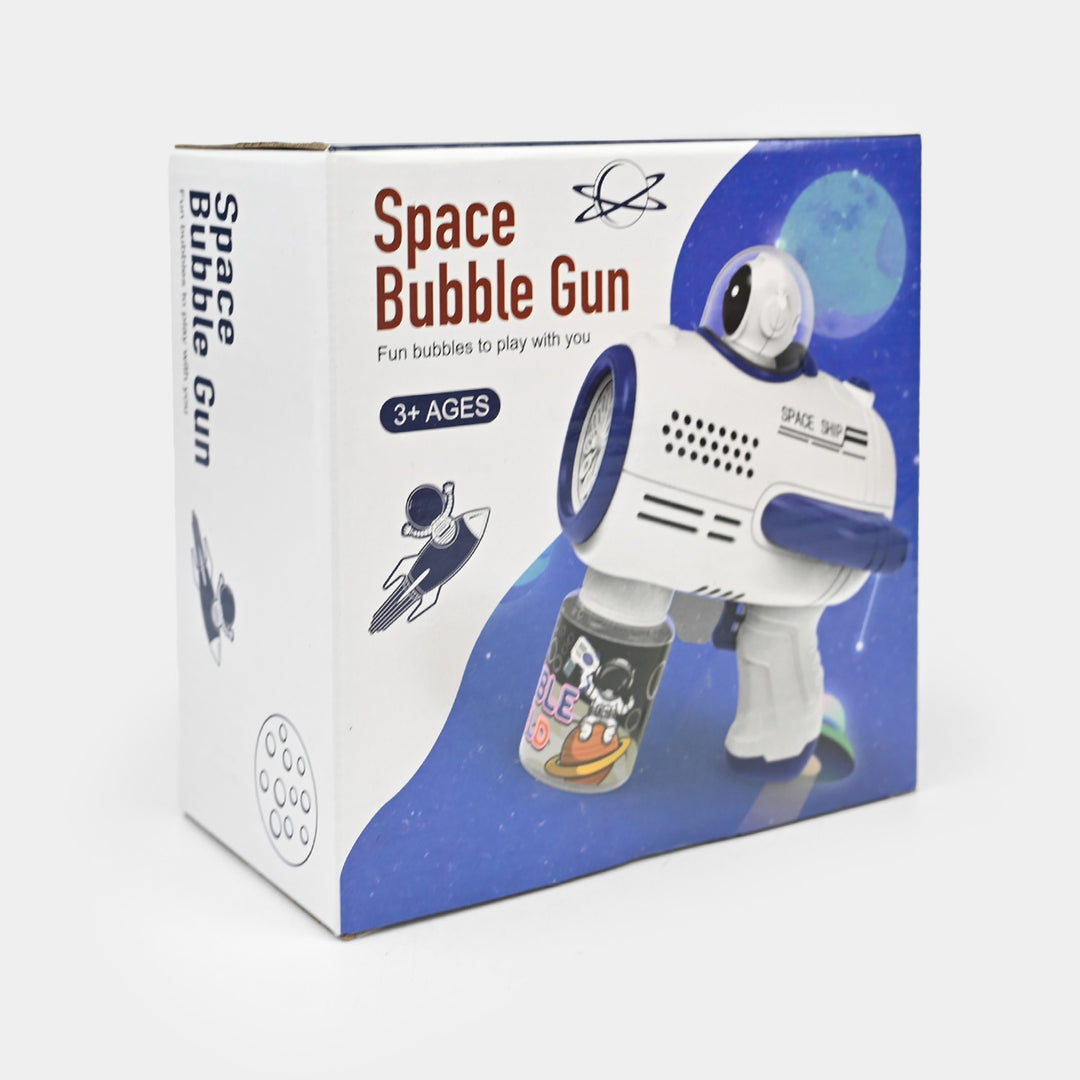 Space Electric Bubble Blaster for Kids