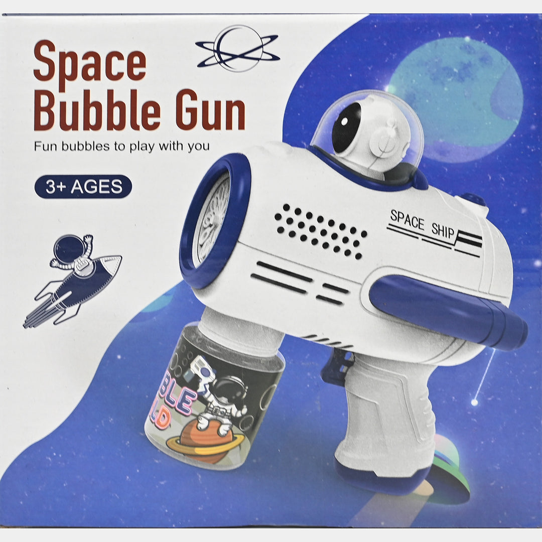 Space Electric Bubble Blaster for Kids