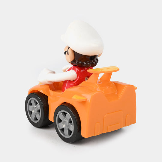 Character Free-Wheel Car Toy For Kids