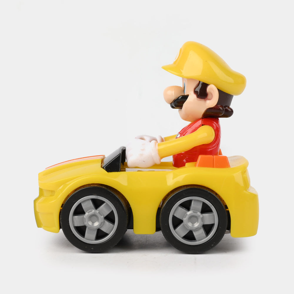 Character Free-Wheel Car Toy For Kids