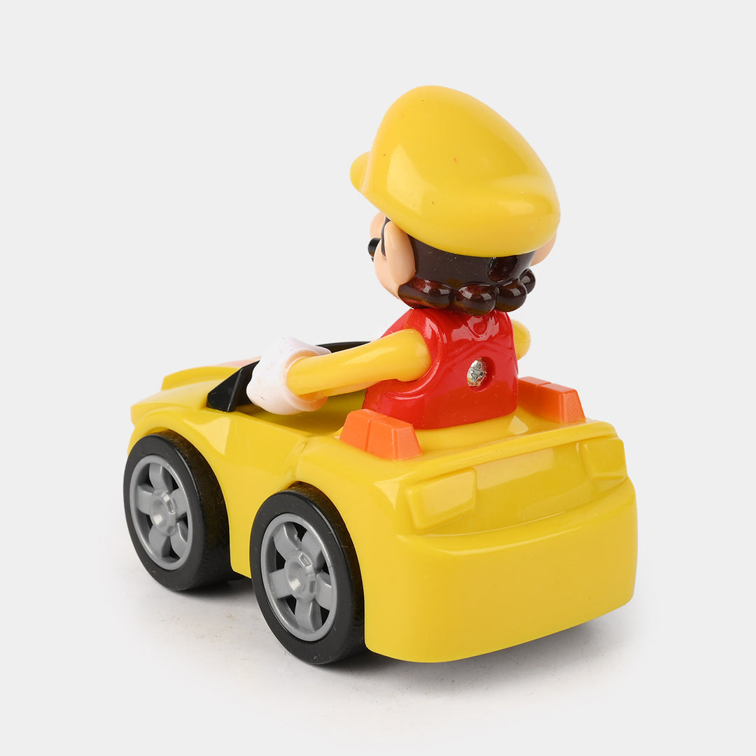 Character Free-Wheel Car Toy For Kids