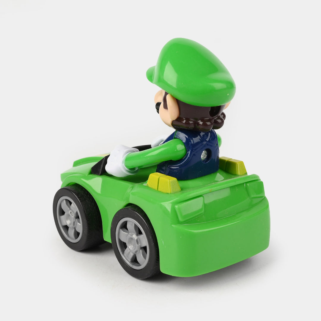 Character Free-Wheel Car Toy For Kids