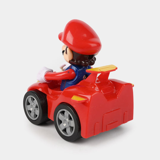 Character Free-Wheel Car Toy For Kids