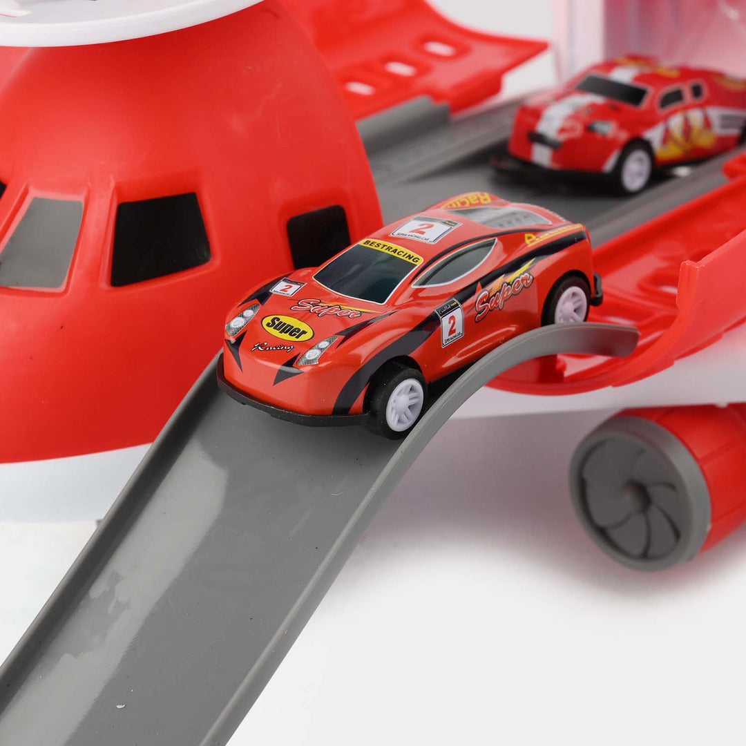 Track Aircraft Toy Set Road Blocks
