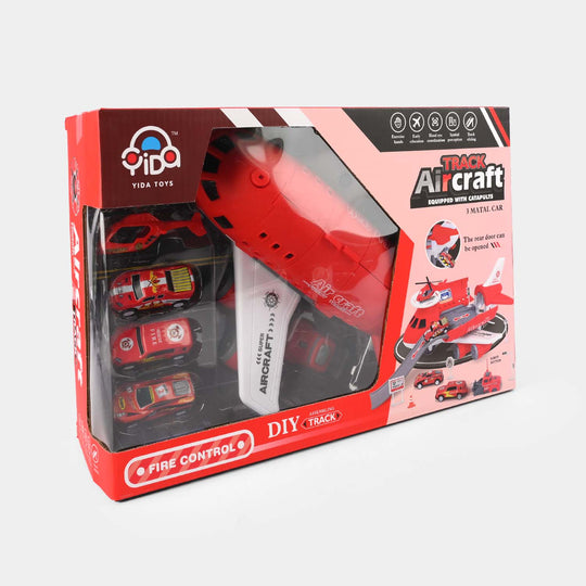 Track Aircraft Toy Set Road Blocks