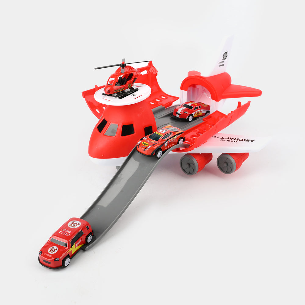 Track Aircraft Toy Set Road Blocks