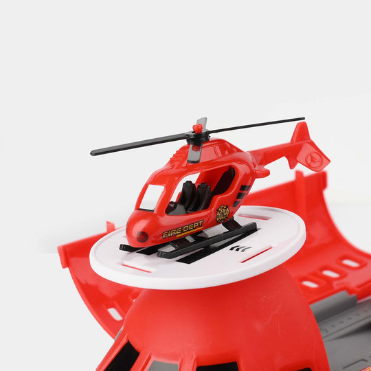 Track Aircraft Toy Set Road Blocks