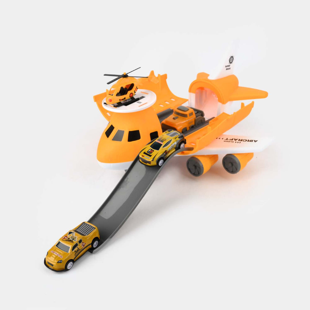 Track Aircraft Toy Set Road Blocks