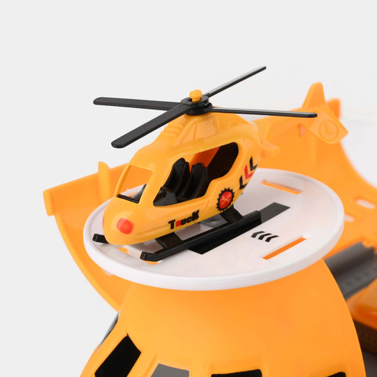 Track Aircraft Toy Set Road Blocks