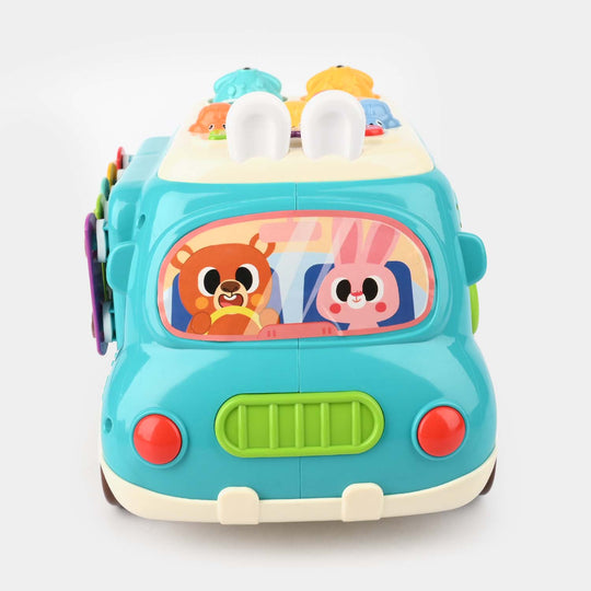 Baby Bus Montessori Musical Toy – 6-in-1 Activity & Learners Car