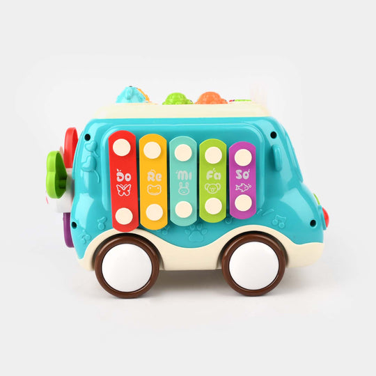 Baby Bus Montessori Musical Toy – 6-in-1 Activity & Learners Car
