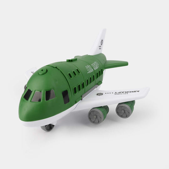 Track Aircraft Toy Set Road Blocks
