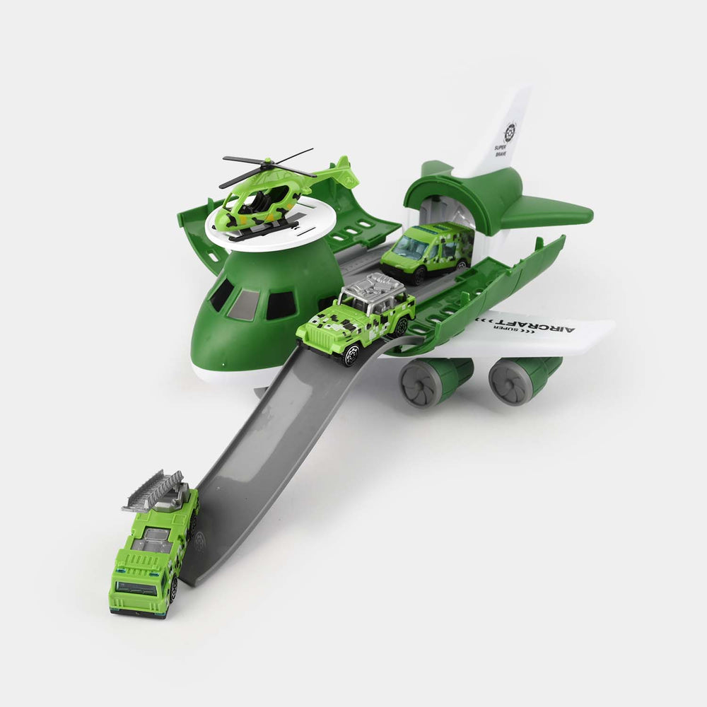 Track Aircraft Toy Set Road Blocks