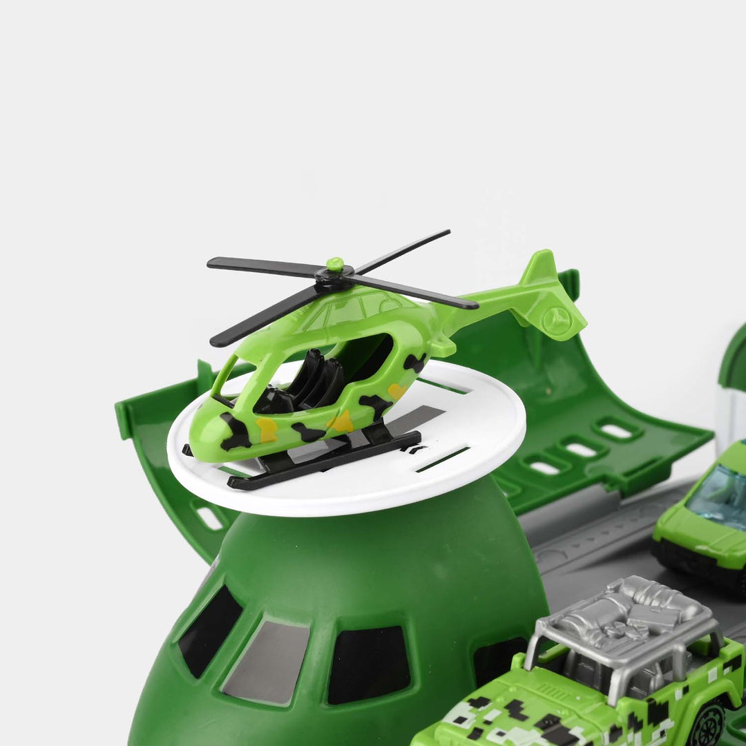 Track Aircraft Toy Set Road Blocks