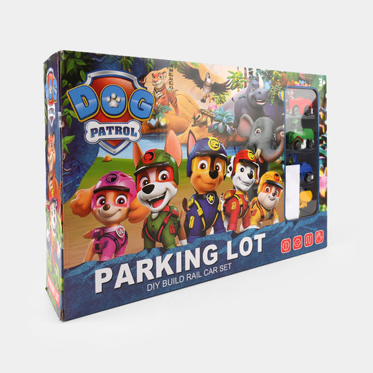 Parking Lot DIY Build Rail Car Set – 4 Car Playset